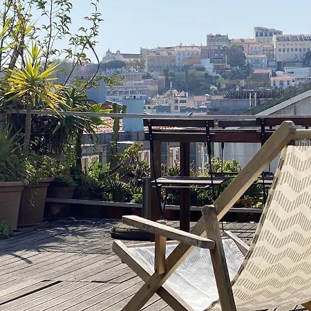 Lägenhet Terrace & Sunny - Center, Quiet & Pratical Lisboa